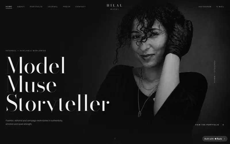 Hilal website preview